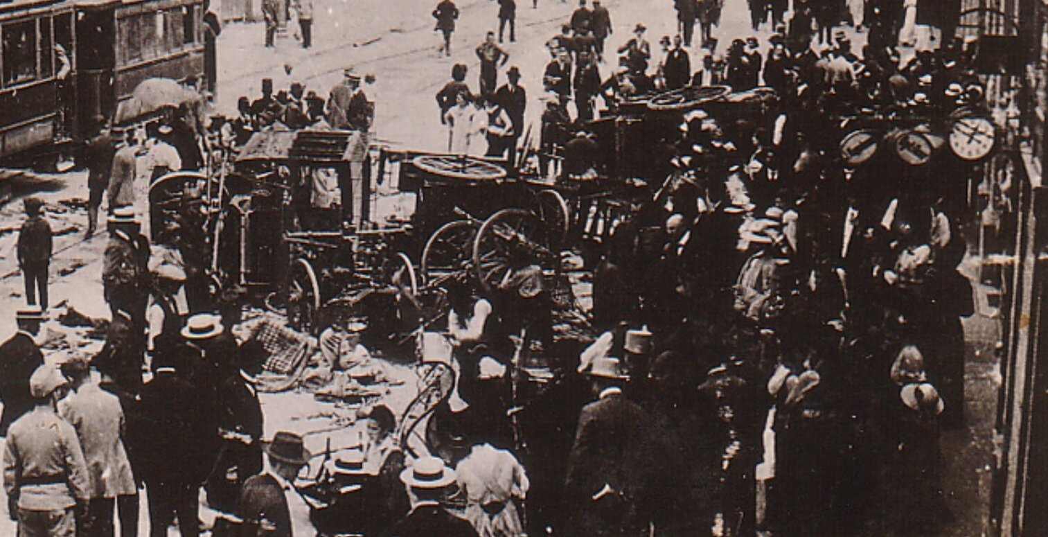 Aftermath of the assassination of Archduke Franz Ferdinand in Sarajewo